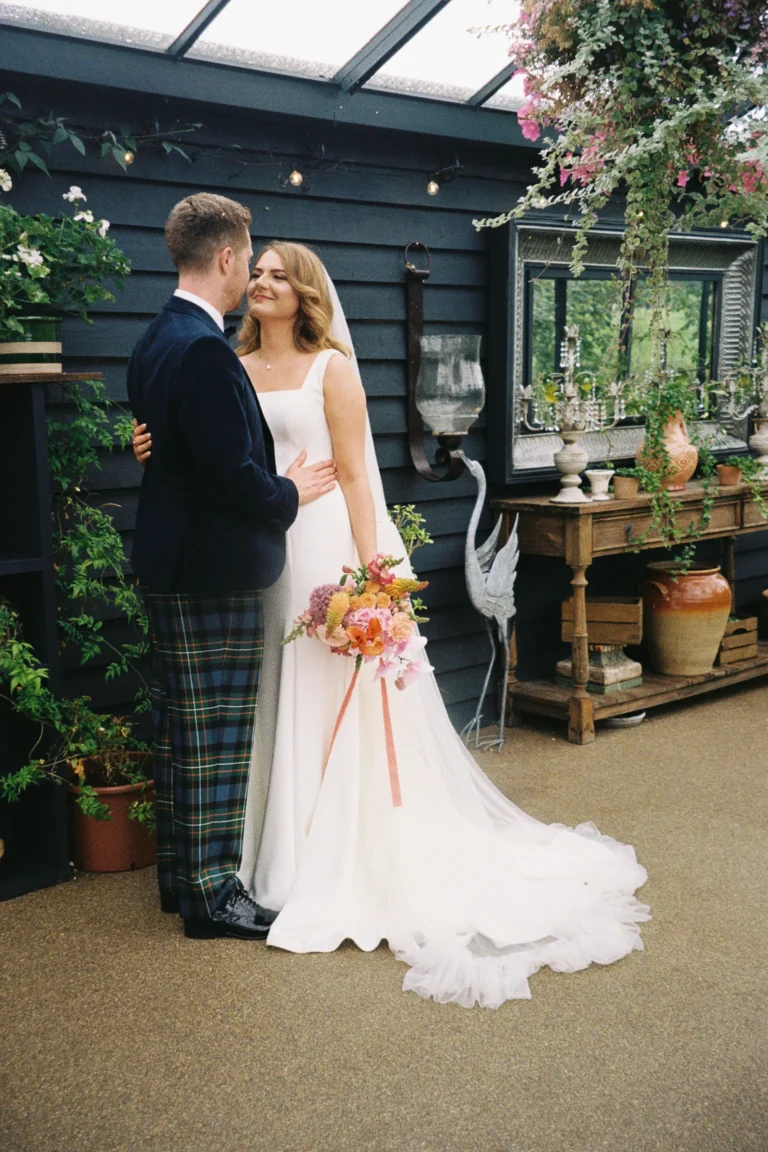A Colourful Scottish-Polish Handfasting Ceremony at The Tin Shed, Knockraich Farm, Fintry