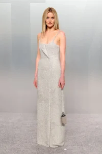 Sarah Pidgeon Honors Style Icon Carolyn Bessette-Kennedy in Custom Calvin Klein Collection at the 2026 Vanity Fair Oscar Party