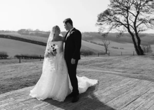 A New Architectural Approach to Intimate Wedding Design Featuring Innovative Triangle Seating Layouts and Sustainable Styling at Botley Hill Barn