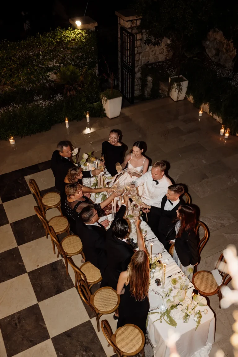 A Romantic and Intimate Montenegro Wedding at Villa Shah Inspired by La Vita Nobile