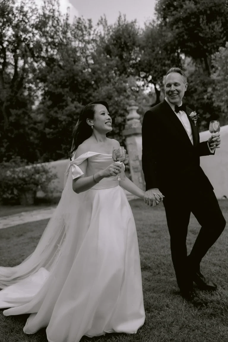 A Transcontinental Union of Heritage and Artistry The Wedding of Katy and Jamie at Villa Gamberaia in Tuscany