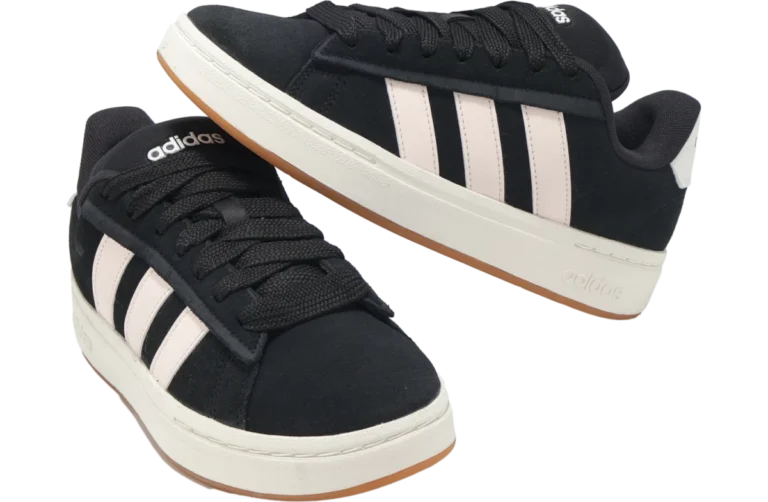 Adidas Grand Court Alpha 00S WMNS Core Black / Wonder Quartz Set to Elevate Everyday Style with Classic Design and Modern Comfort