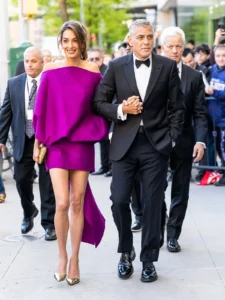 Amal Clooney Debuts Bold Balenciaga Aesthetic at the 2026 Chaplin Award Gala Honoring George Clooney