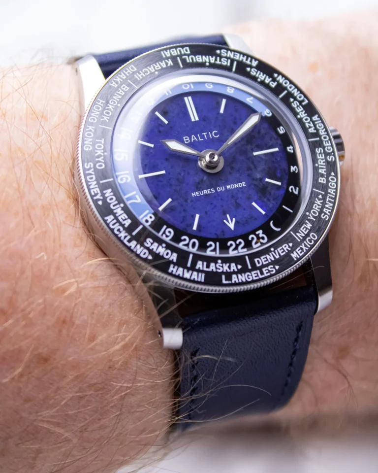 Baltic Heures du Monde: A Vintage-Inspired World Timer Embraces the Trend of Stone Dials