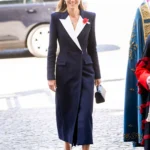Catherine Princess of Wales Joins Commemorations at Westminster Abbey for ANZAC Day Service in Tailored Alexander McQueen Ensemble
