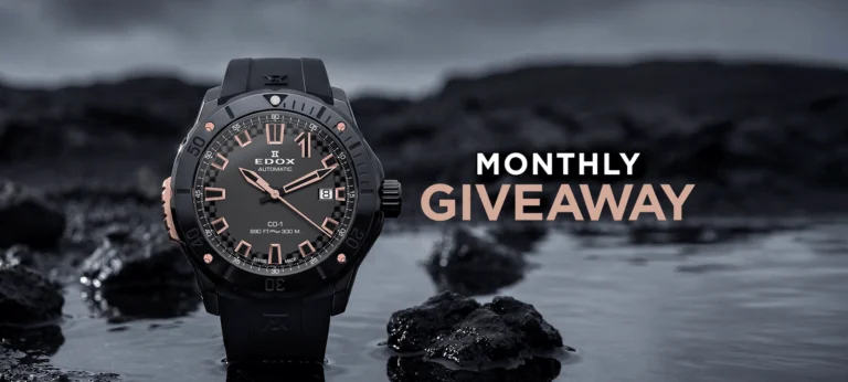 Edox and aBlogtoWatch Launch Spring Giveaway Featuring Bold CO-1 Date Automatic Timepieces