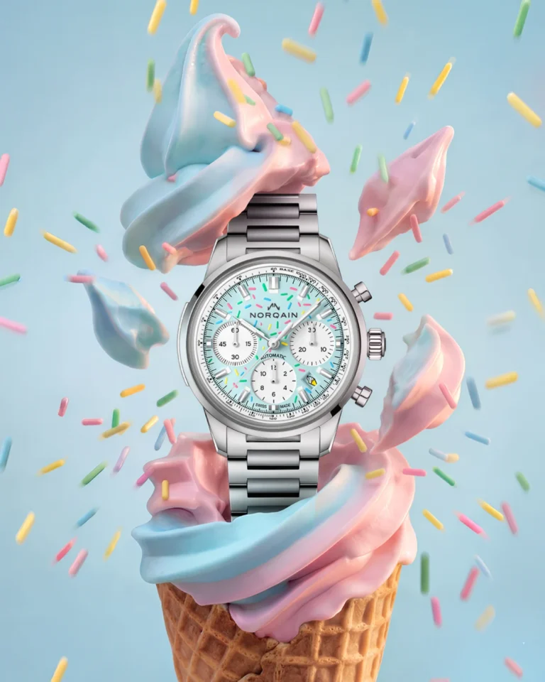 Norqain Freedom Chrono Enjoy Life "Sprinkles" Adds a Dash of Whimsy to Timekeeping