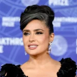 Salma Hayek Elevates the "Quiet Silver" Trend with Regal Updo at Breakthrough Prize Ceremony