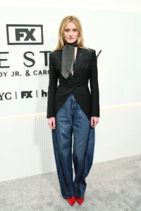 Sarah Pidgeon Debuts Givenchy by Sarah Burton at FX Love Story Event in New York City