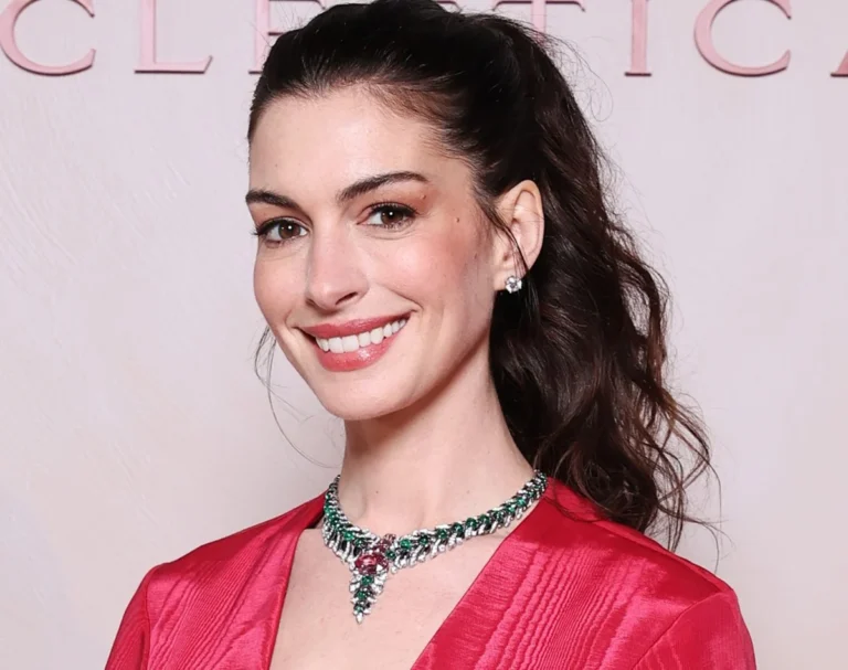 The Devil Wears Prada 2’s Press Tour Kicks Off with a Fiery Red Manicure on Anne Hathaway