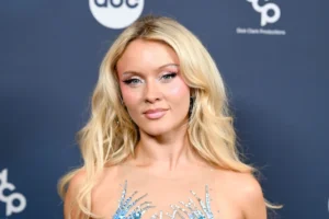 Zara Larsson Channels Y2K Nostalgia with Dazzling Butterfly Body Glitter and Crystal Tattoos