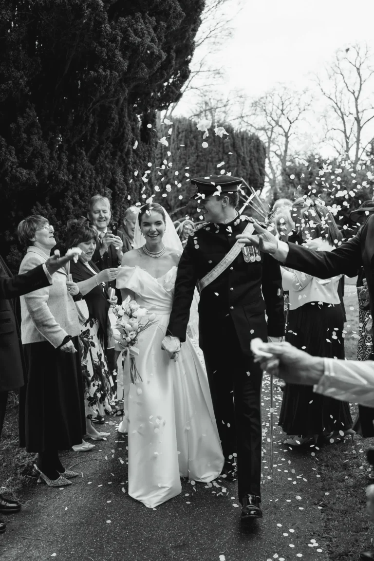 Army Service and Personal Heritage Define Elegant Norfolk Wedding at Kimberley Hall