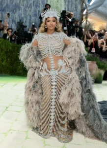 Beyoncé Makes Striking Return to the 2026 Met Gala in Custom Olivier Rousteing Skeleton Gown