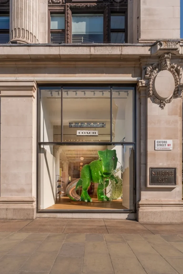 Coach just let a T rex loose in Selfridges