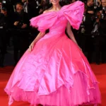 Demi Moore Attends Cannes Film Festival Paper Tiger Premiere in Avant-Garde Matières Fécales Gown