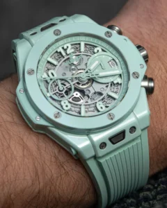 Hublot Big Bang UNICO Mint Green Ceramic Chronograph