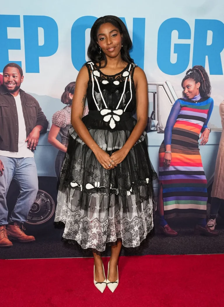 Jessica Williams Attends Apple TV+ Shrinking Special FYC Event at Quality Italian in New York City Featuring Bora Aksu Fall 2026 Collection