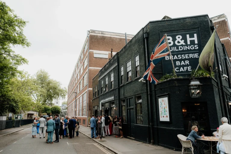 Katie & Dan’s Colourful, Modern City Wedding at Bourne & Hollingsworth Buildings