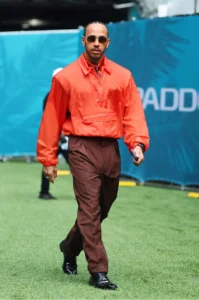 Lewis Hamilton Elevates Miami Grand Prix Paddock Style with Saint Laurent Spring 2026 Collection Ahead of Potential Met Gala Appearance