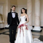 Matrimony in Merlot Modern Romantic Wedding Inspiration at Botleys Mansion