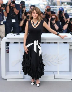 Penelope Cruz Showcases Chanel Resort 2027 at the La Bola Negra Photocall During the 79th Annual Cannes Film Festival.