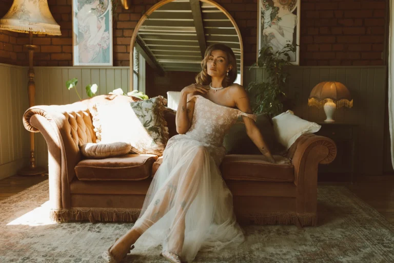 A Look Inside the New Manchester Studio and Creative Process of Bespoke Bridal Designer Bronwen Bridge