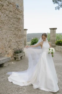 A Majestic Celebration of Heritage and Modernity: The 2025 Nuptials of Gaëlle and Dylan at Castell de Sant Martí de Tous in Catalonia