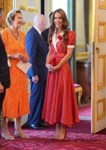 Catherine Princess of Wales Joins King Charles III and Queen Camilla at St James’s Palace to Commemorate 125 Years of Cancer Research UK