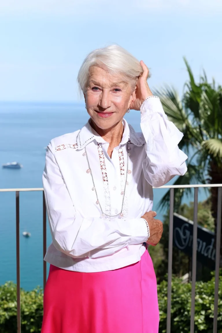 Dame Helen Mirren Unveils Striking Summer "Bixie" Haircut at Taormina Film Festival