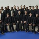 England Team Steps Out in New M&S x England Formalwear Collection for Official Squad Photo.
