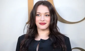 Kat Dennings Redefines Celebrity Nail Art with Daring DIY Chrome and Pierced Manicure