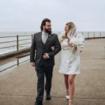 Libby and Charlie’s Intimate Minimalist & 1960s Inspired December Wedding