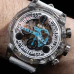 The B.R.M MK-44 Polished White Dial Light Blue: A Fusion of Racing Prowess and Innovative Materials
