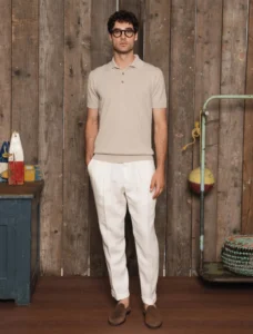 The Enduring Allure and Versatility of White Trousers in Modern Menswear