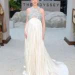 Anne Hathaway Debuts Custom Prada Maternity Gown at The Odyssey New York Premiere