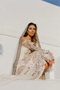 Devotion in Ibiza Julita London Unveils Bespoke Sylvie Gown in Artistic Editorial at Puig de Missa