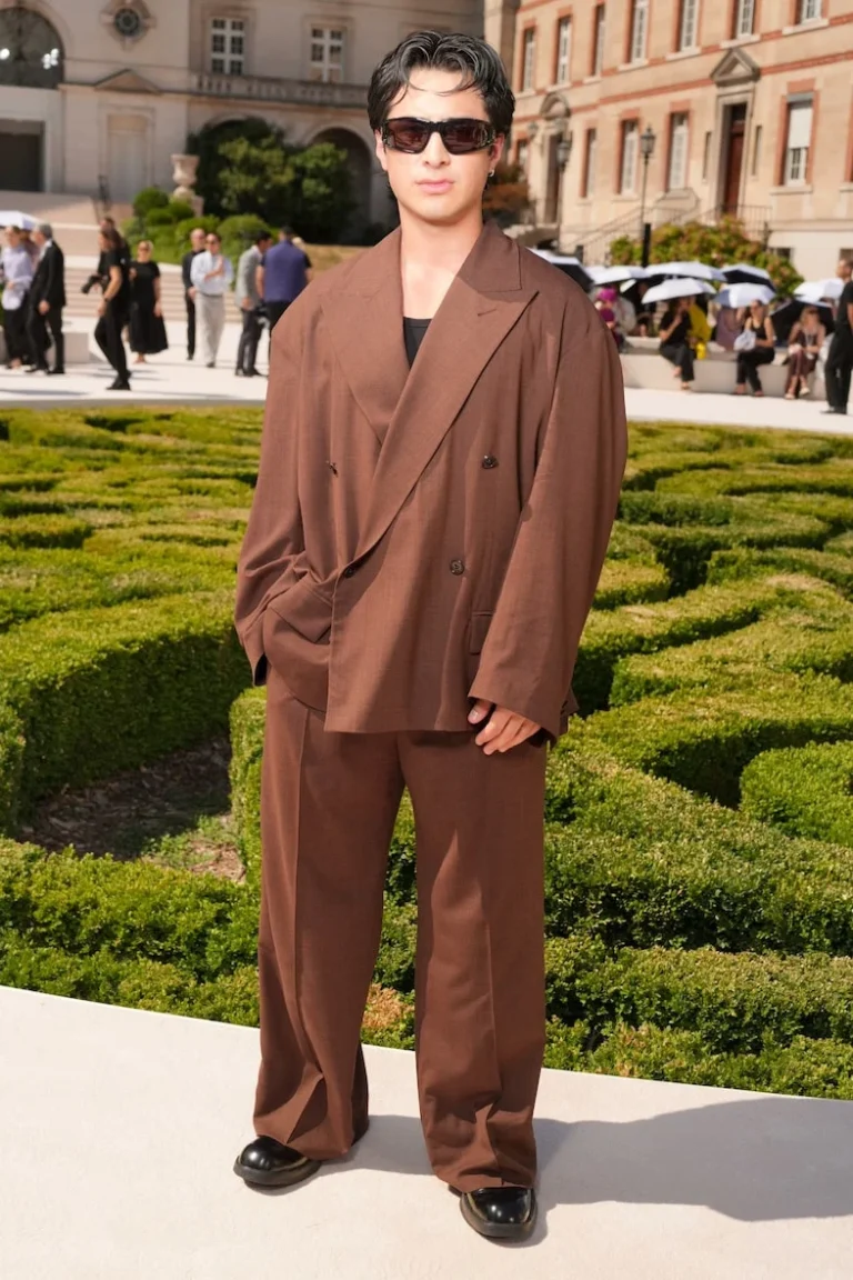 Hudson Williams Way Too Hot for Balenciaga AW26 Couture Show Paris