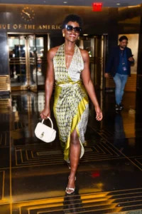 Lupita Nyong’o Reclaims Signature Bold Print Aesthetic in Silvia Tcherassi for The Tonight Show Appearance