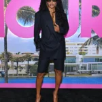 Teyana Taylor Attends Netflix 72 Hours Screening in New York Wearing Saint Laurent Pre-Fall 2026