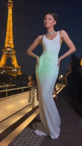 Zendaya Debuts Second Custom Louis Vuitton Look at The Odyssey Paris Premiere After-Party