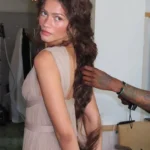 Zendaya Redefines Modern Romance with Effortless Fishtail Braid at The Odyssey World Premiere