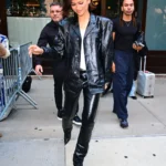 Zendaya Transitions to Urban Noir Aesthetic in Louis Vuitton for Spider-Man Brand New Day New York Press Tour