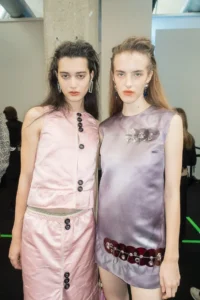 At Milan Fashion Week, the Belgian designer’s second collection proves she’s exactly where she’s supposed to be