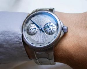 Chronoswiss Pulse GMT Silver Guilloche Reimagines the Modern Travel Watch Through Avant-Garde Engineering