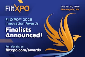 INDA and International Filtration News Announce Finalists for the Prestigious FiltXPO 2026 Innovation Awards