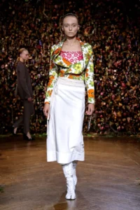Paris Fashion Week Collides in a Rare Symphony of Structural Paradoxes and Floral Nostalgia