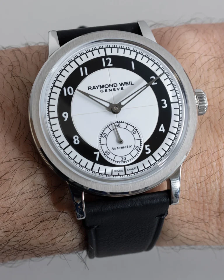 Raymond Weil Millesime Small Seconds Tuxedo Dial 2930-STC-05642 Defines Monochromatic Elegance