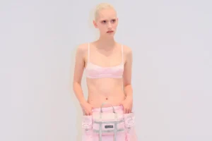 Sandy Liang Reimagines Utilitarian Fashion with Princess-Coded Accessories at SS27 Runway Show
