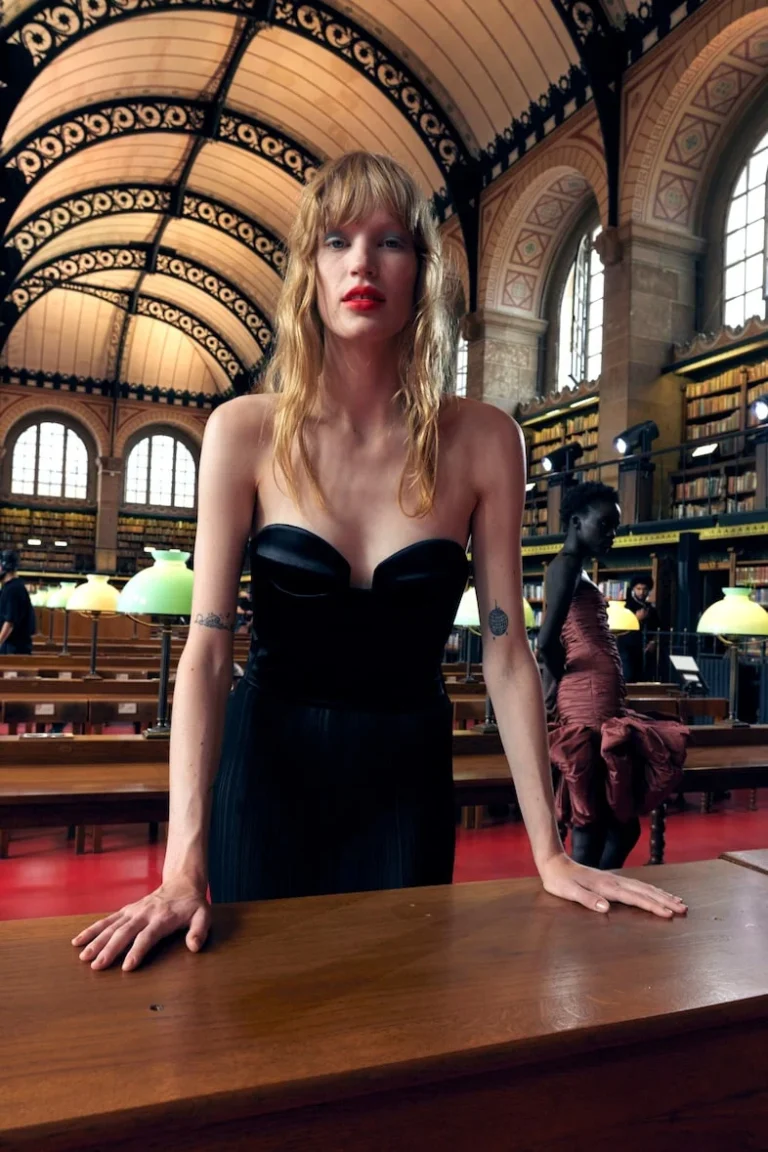 Alessandro Michele Turns Paris Library into an All-Night Rave for Valentino SS27