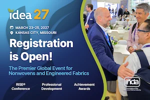 INDA Announces Registration Opening for IDEA27 in Kansas City as the Nonwovens Industry Prepares for a Landmark Global Gathering